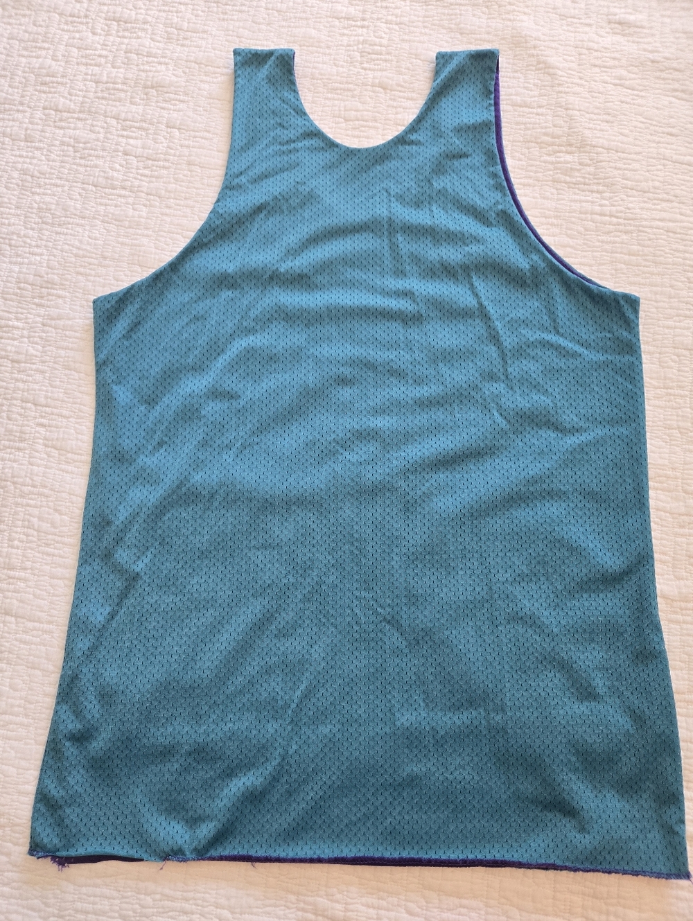 Vintage 90s Champion Charlotte Hornets Practice Jersey Men's Size M Made in USA - Picture 5 of 8